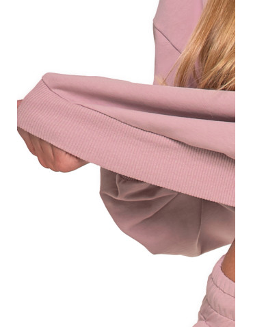 Bluzy - Bluza damska bez kaptura wkładana bawełniana RÓŻOWY - produkt 6