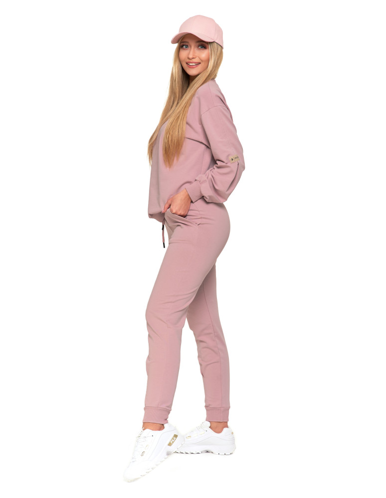 Bluzy - Bluza damska bez kaptura wkładana bawełniana RÓŻOWY - produkt moraj.pl 8