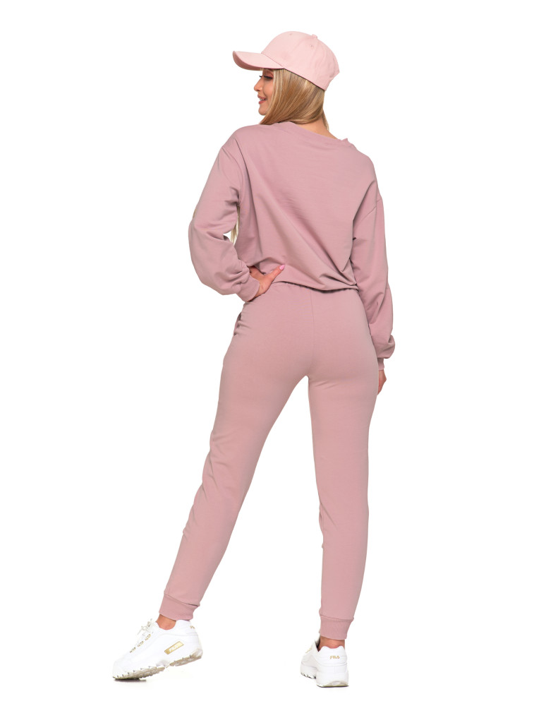 Bluzy - Bluza damska bez kaptura wkładana bawełniana RÓŻOWY - produkt moraj.pl 10
