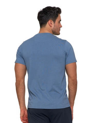 Koszulki, topy, koszule - T-shirt męski koszulka 100% bawełna logo NIEBIESKI - produkt 2