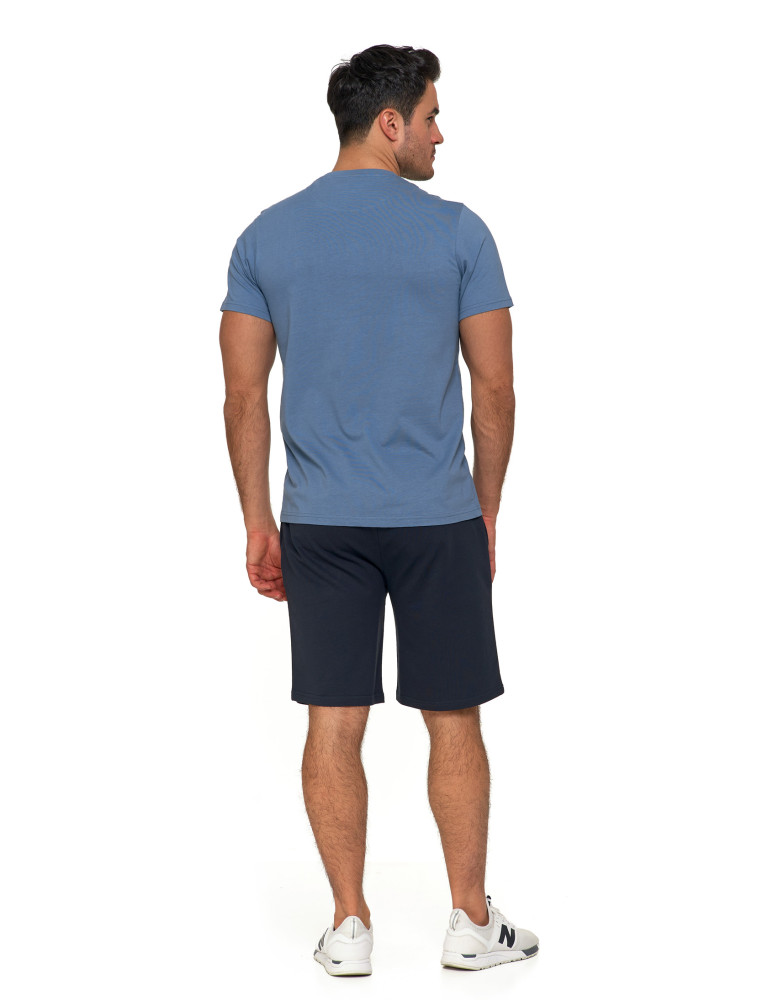 Koszulki, topy, koszule - T-shirt męski koszulka 100% bawełna logo NIEBIESKI - produkt moraj.pl 6
