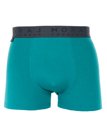 Bokserki dopasowane - Bokserki męskie bambusowe elastyczne o klasycznym kroju CZARNY - produkt 1