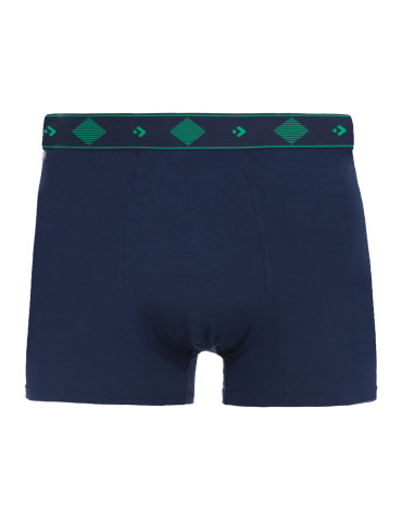 Bokserki dopasowane - Bokserki męskie bambusowe o klasycznym kroju GRANATOWY - produkt 3