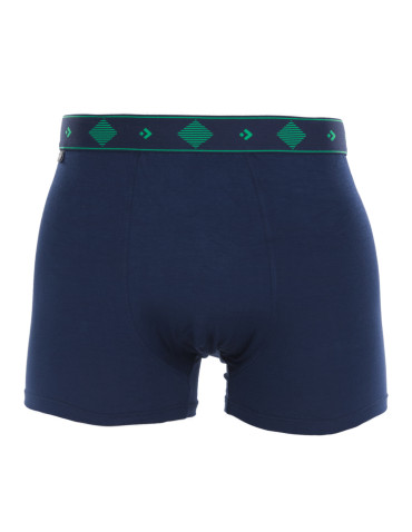 Bokserki dopasowane - Bokserki męskie bambusowe o klasycznym kroju GRANATOWY - produkt 4