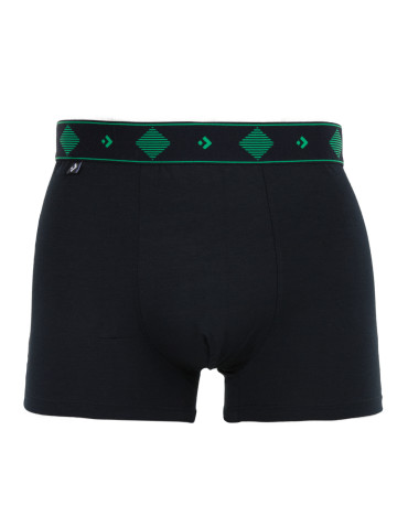 Bokserki dopasowane - Bokserki męskie bambusowe o klasycznym kroju GRANATOWY - produkt 6