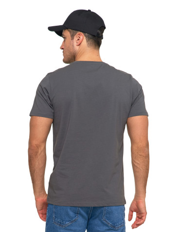 Koszulki, topy, koszule - T-shirt koszulka męska 100% bawełna Wave SZARY - produkt 3
