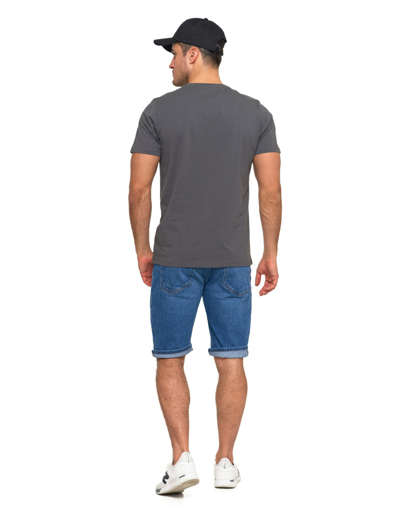 Koszulki, topy, koszule - T-shirt koszulka męska 100% bawełna Wave SZARY - produkt moraj.pl 4