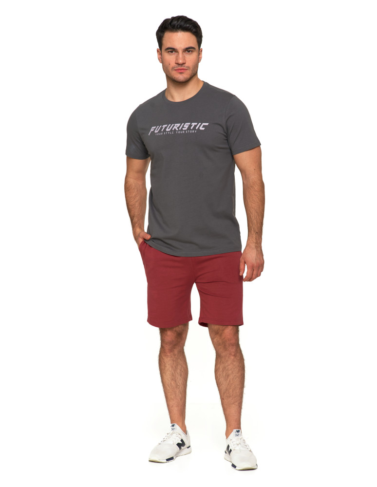 Koszulki, topy, koszule - Męski t-shirt bawełniany Futuristic SZARY - produkt moraj.pl 5