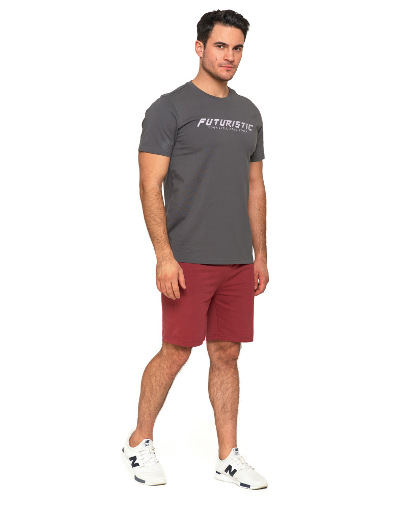 Koszulki, topy, koszule - Męski t-shirt bawełniany Futuristic SZARY - produkt moraj.pl 6