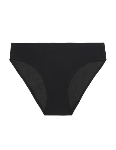 Figi - Majtki laserowo cięte bezszwowe figi mini bikini CZARNY - produkt 1