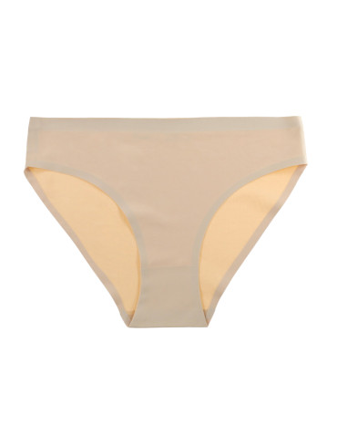 Majtki figi - Majtki laserowo cięte bezszwowe figi mini bikini BEŻOWY - produkt 14