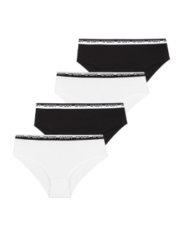 Majtki bawełniane szorty damskie z gumką sport 4-pak