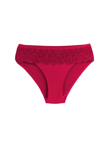 Bezszwowe - Fiki bikini damskie laserowo cięte z koronkowym pasem 4-pak WIELOKOLOROWY - produkt 4