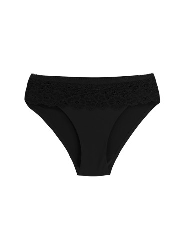 Bezszwowe - Fiki bikini damskie laserowo cięte z koronkowym pasem 4-pak WIELOKOLOROWY - produkt 5