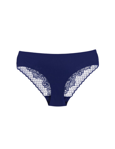 Figi - Majtki damskie bikini z koronkowym tyłem WIELOKOLOROWY - produkt 1