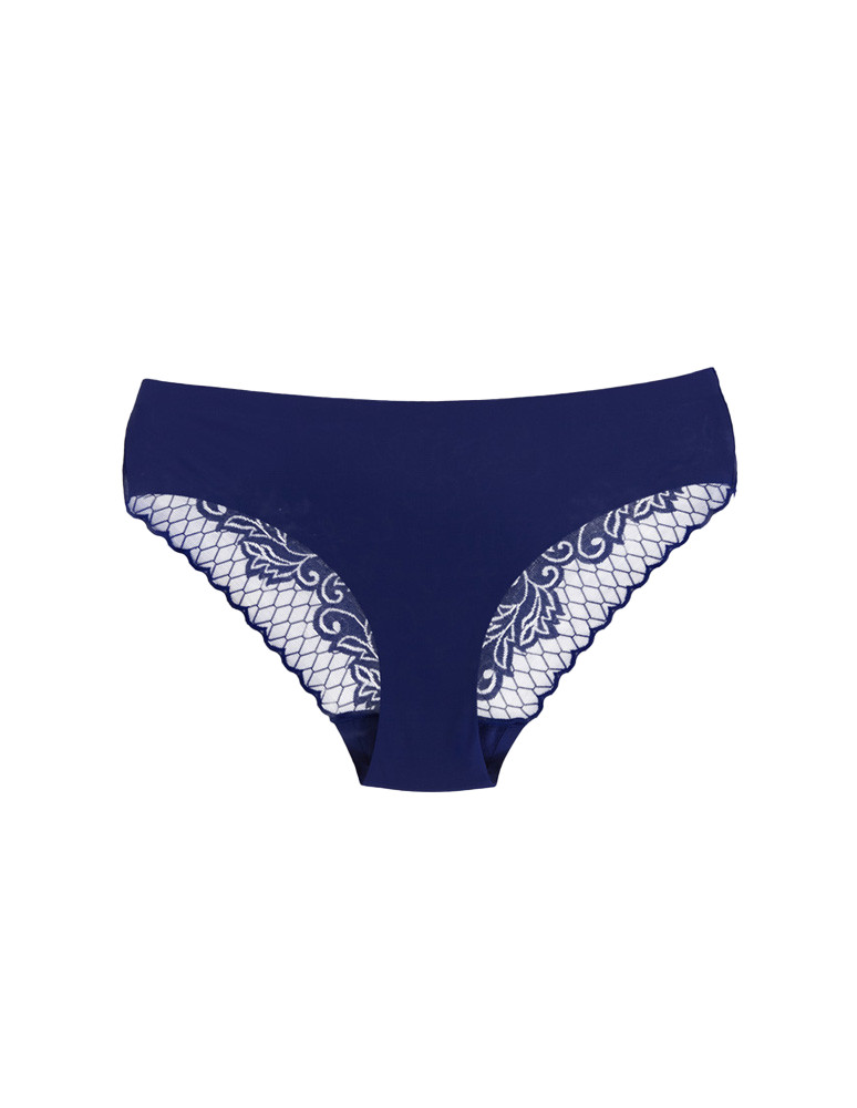 Figi - Majtki damskie bikini z koronkowym tyłem WIELOKOLOROWY - produkt moraj.pl 1