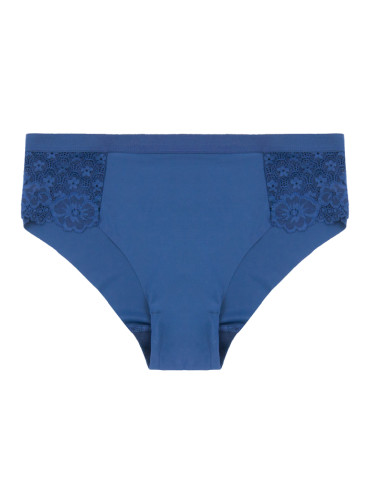 Bezszwowe - Majtki damskie figi laserowo cięte z koronką WIELOKOLOROWY - produkt 3