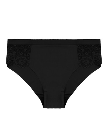 Bezszwowe - Majtki damskie figi laserowo cięte z koronką WIELOKOLOROWY - produkt 4