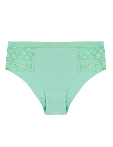 Bezszwowe - Majtki damskie figi laserowo cięte z koronką WIELOKOLOROWY - produkt 5