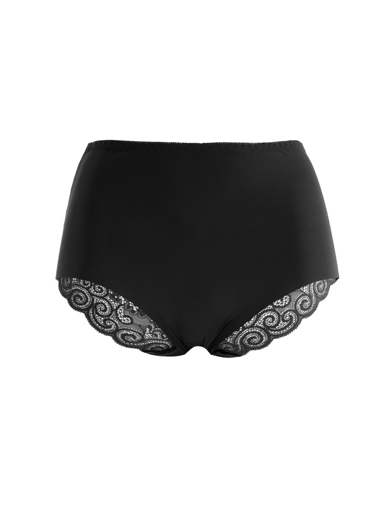 Figi - Laserowo cięte figi damskie maxi bikini wysoki stan WIELOKOLOROWY - produkt moraj.pl 4