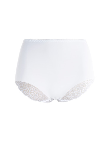 Figi - Laserowo cięte figi damskie maxi bikini wysoki stan WIELOKOLOROWY - produkt 5