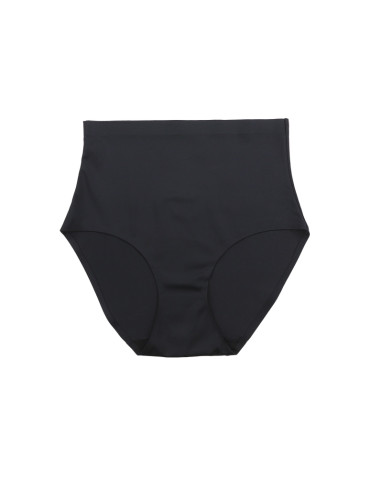 Majtki figi - Majtki bezszwowe z wysokim stanem laserowo cięte plus size BEŻOWY - produkt 8