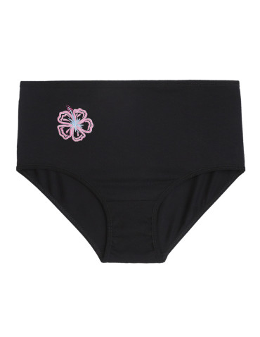 Figi - Bawełniane figi z wysokim stanem plus size 6-pak BEŻOWY - produkt 12