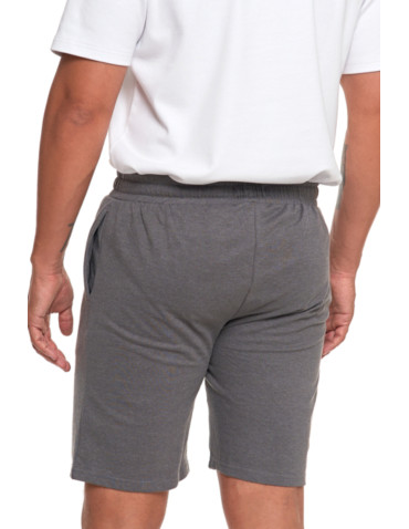 Szorty - Szorty męskie bawełniane z gumką w pasie GRANATOWY - produkt 27