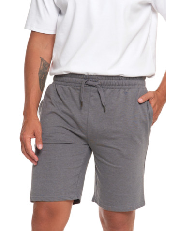 Szorty - Szorty męskie bawełniane z gumką w pasie GRANATOWY - produkt 28