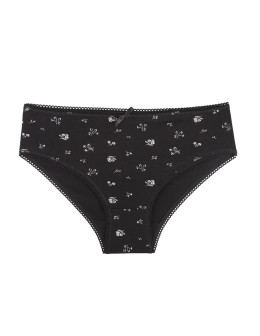 Figi damskie bikini bawełniane w drobne wzory 4-pak  - produkt 2
