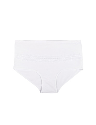 Figi - Majtki damskie klasyczne z wysokim stanem plus size 4-pak WIELOKOLOROWY - produkt 5