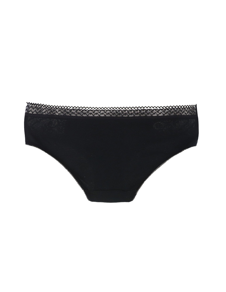 Figi - Szorty mini damskie koronka CZARNY - produkt moraj.pl 1