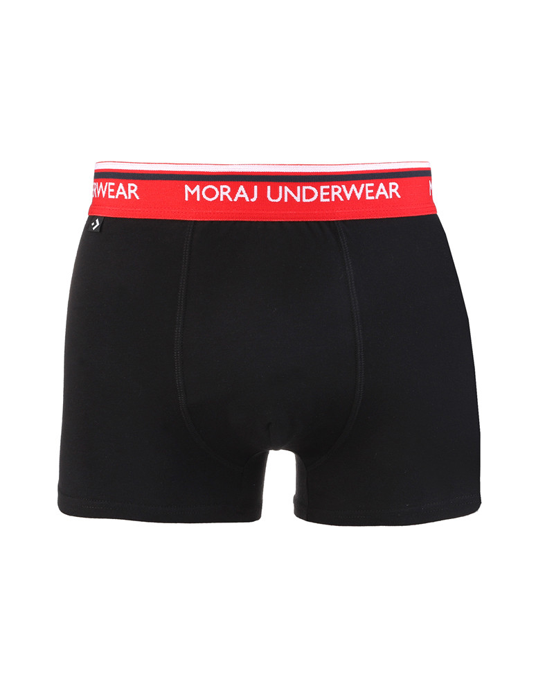 Bokserki dopasowane - Bokserki męskie bawełniane moraj underwear CZARNY - produkt moraj.pl 1