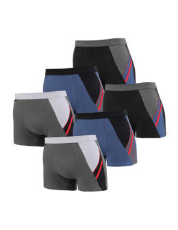 Majtki bokserki męskie bawełniane klasyczne 6-pak