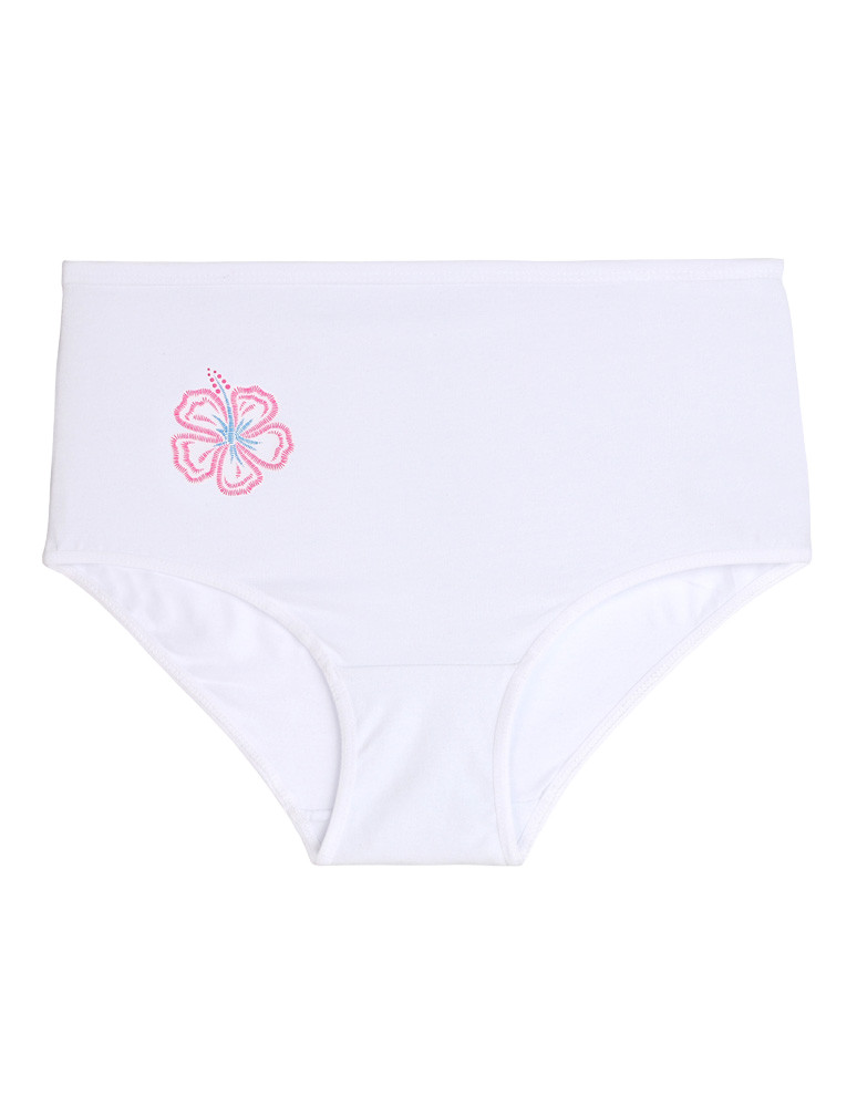 Figi - Bawełniane figi z wysokim stanem plus size 6-pak BIAŁY - produkt moraj.pl 5