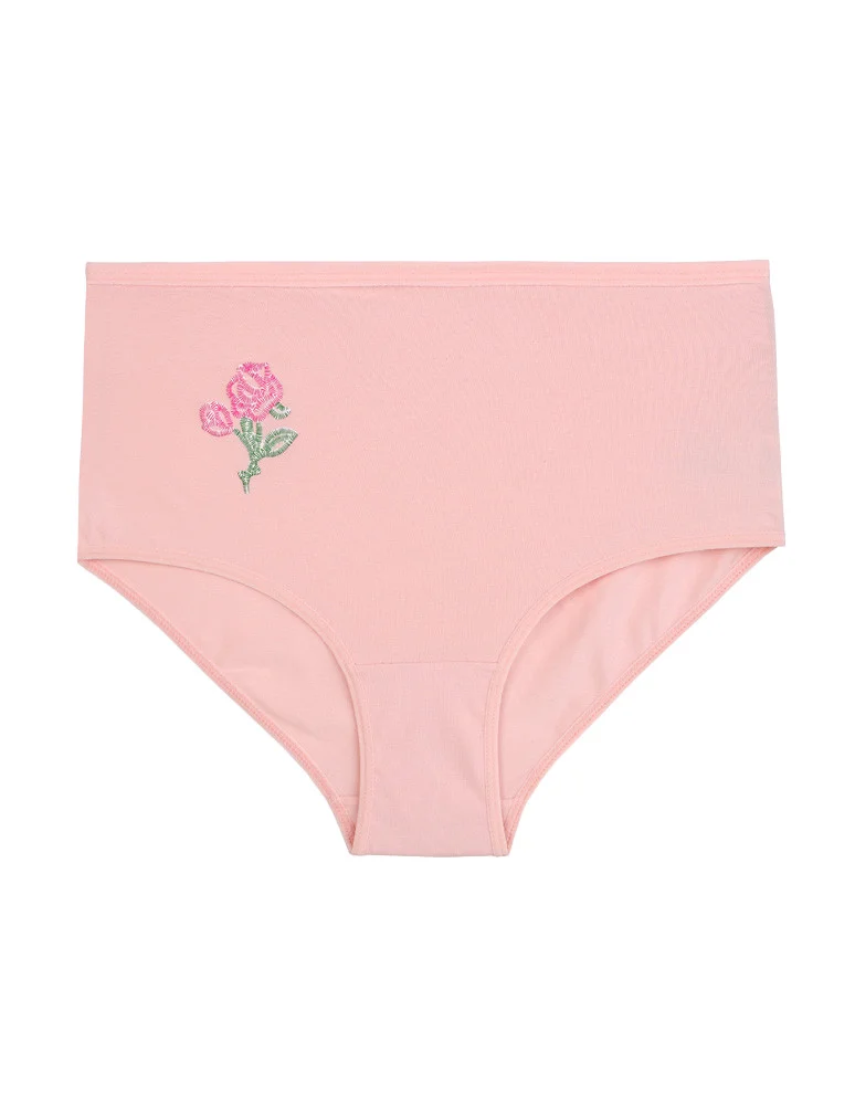 Majtki figi - Bawełniane figi z wysokim stanem plus size 6-pak WIELOKOLOROWY  - produkt moraj.pl 4