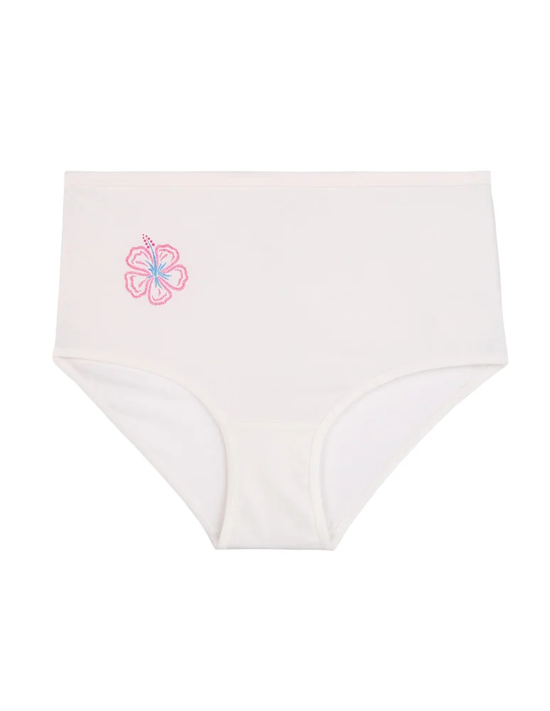 Majtki figi - Bawełniane figi z wysokim stanem plus size 6-pak WIELOKOLOROWY  - produkt moraj.pl 5
