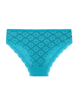 Majtki figi damskie bawełniane z koronkowym tyłem 4-pak  - produkt 2