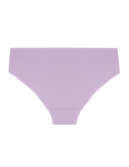 Majtki damskie figi prążkowane z koronkowym zdobieniem 5-pak  - produkt 2