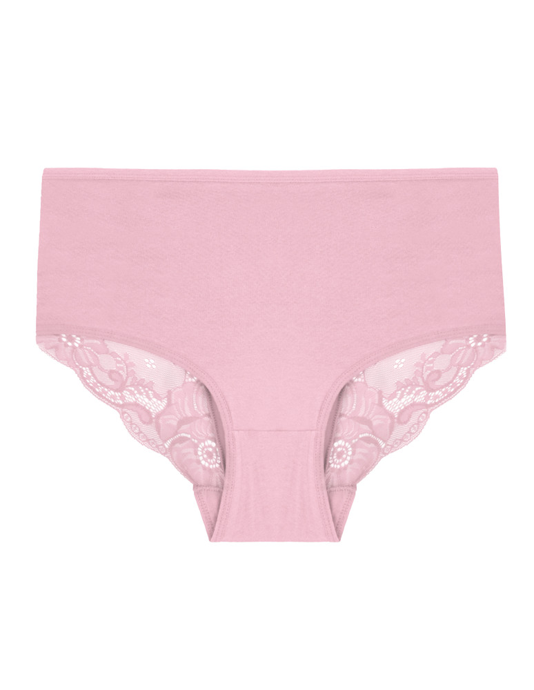 Figi - Majtki figi bikini damskie z koronkowym wykończeniem 3-pak WIELOKOLOROWY - produkt moraj.pl 3