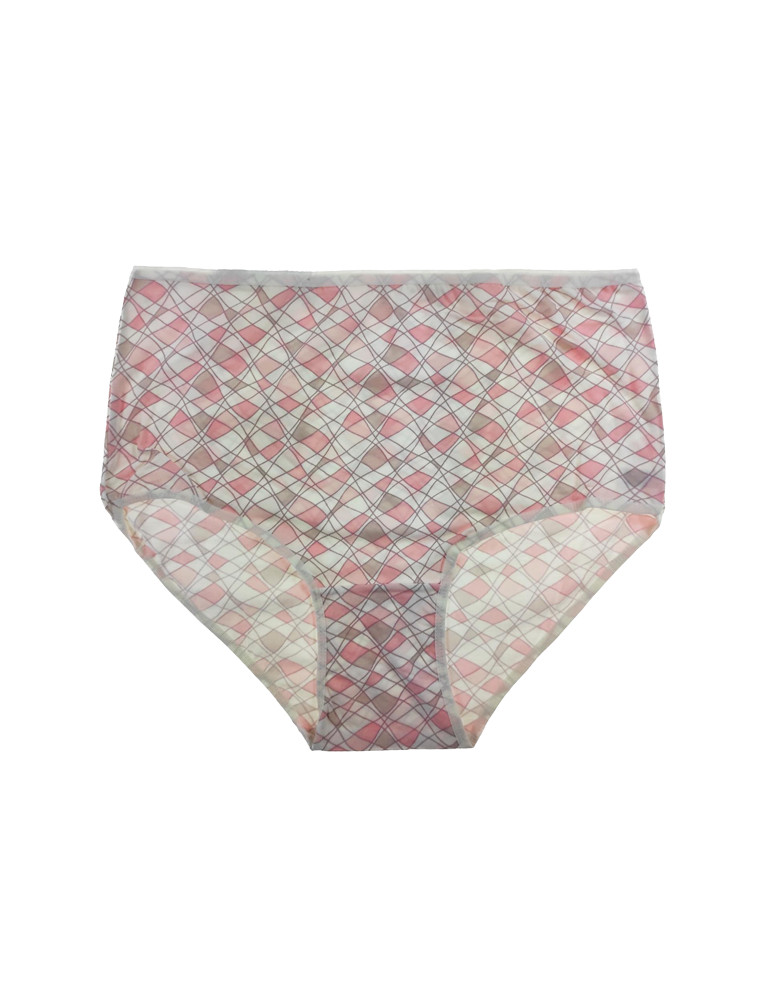 Figi - Damskie figi z wysokim stanem bawełniane plus size 3-pak WIELOKOLOROWY - produkt moraj.pl 2