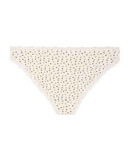 Majtki damskie figi mini bikini w serduszka z koronką 3-pak  - produkt 2