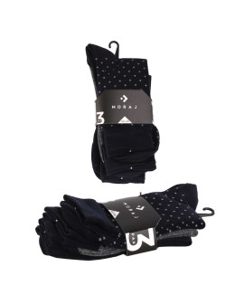 Skarpety męskie bawełniane długie w klasyczne wzory 3-pak  - produkt 2