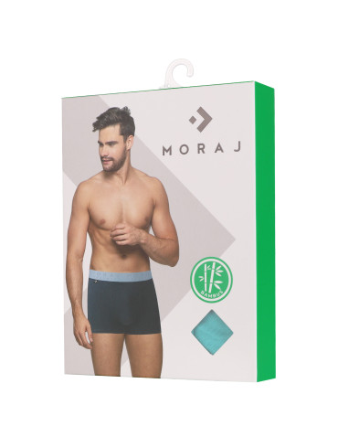 Bokserki dopasowane - Bokserki męskie bambusowe elastyczne o klasycznym kroju CZARNY - produkt 6