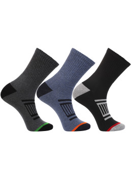 Ciepłe skarpety męskie długie Thermo Frotte mix kolor 3-pak