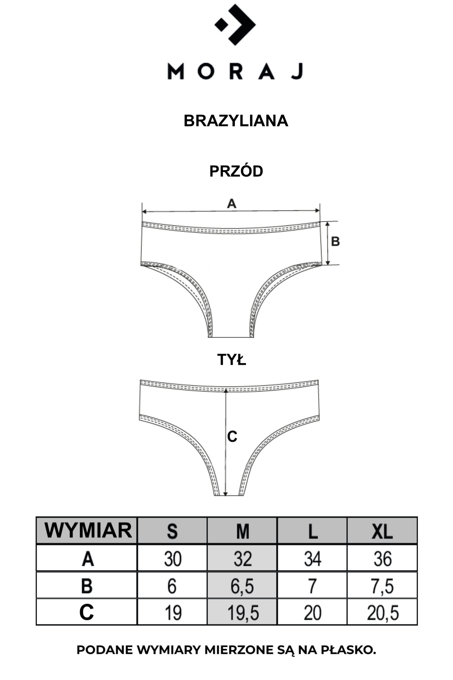 Majtki figi damskie brazyliany klasyczne kolory 3-pak