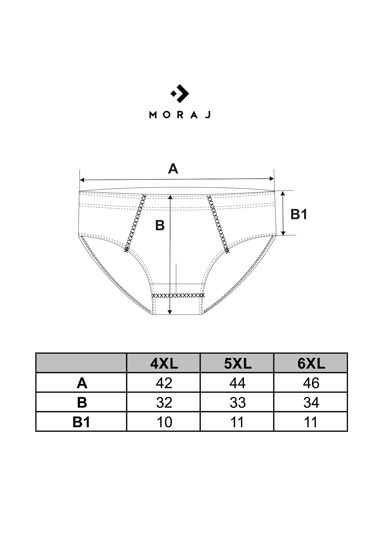 Majtki slipy bawełniane męskie Plus Size 3-pak