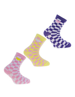 Skarpetki dziewczęce długie 3-pak