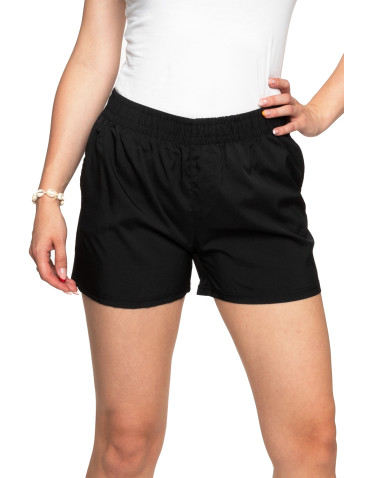 Szorty - Szorty damskie sportowe krótkie spodenki CZARNY - produkt 1