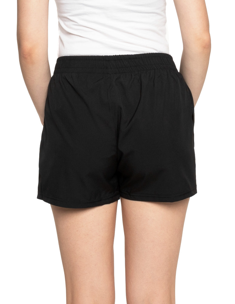 Szorty - Szorty damskie sportowe krótkie spodenki CZARNY - produkt moraj.pl 3